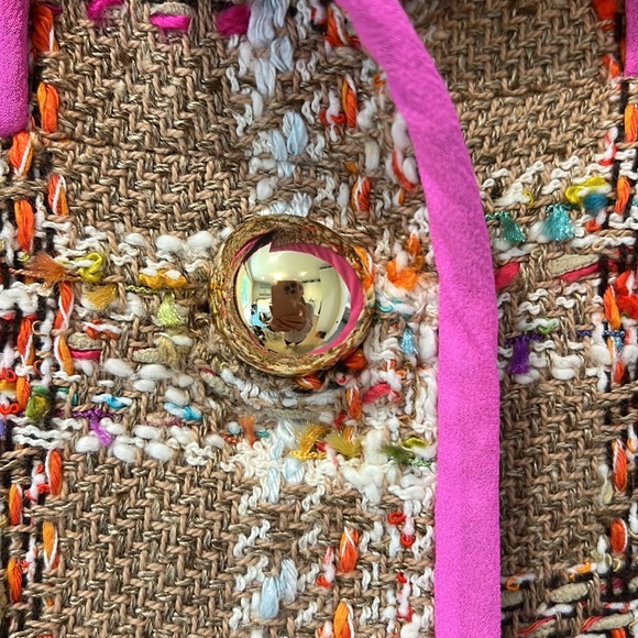 Kate Spade New York - Cute Blazer - Size 6 - Tweed Pink & Tan - Picture 10 of 10